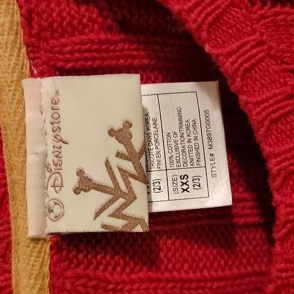 Disney Store Minnie Mouse Sweater - Picture 3 of 5